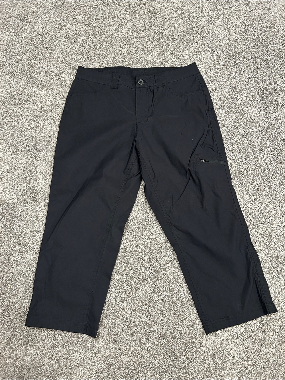 Eddie Bauer Women's Black Capri Cargo Pants
